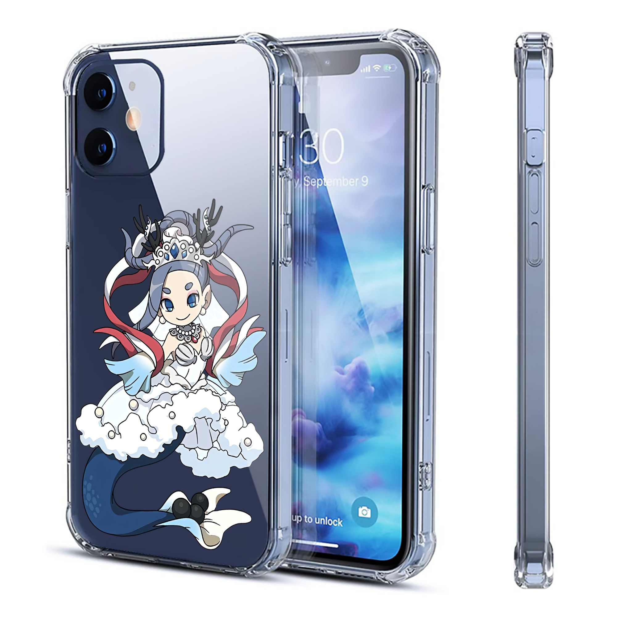 （画像用） 妖怪ウォッチ Yo-kai Watch 【iPhone 12シリーズ対応】透明スマホケース（クリアソフトケース）
